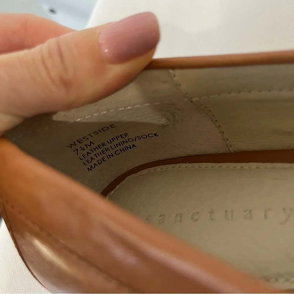 Sanctuary Westside Loafers Brown Leather Chunky Sole